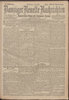 Danziger Neueste Nachrichten : unparteiisches Organ und allgemeiner Anzeiger157/1897
