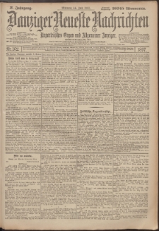 Danziger Neueste Nachrichten : unparteiisches Organ und allgemeiner Anzeiger162/1897