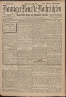 Danziger Neueste Nachrichten : unparteiisches Organ und allgemeiner Anzeiger 173/1897