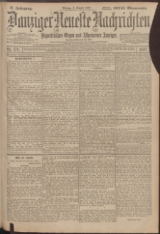 Danziger Neueste Nachrichten : unparteiisches Organ und allgemeiner Anzeiger 178/1897