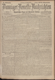 Danziger Neueste Nachrichten : unparteiisches Organ und allgemeiner Anzeiger 185/1897