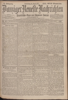 Danziger Neueste Nachrichten : unparteiisches Organ und allgemeiner Anzeiger193/1897