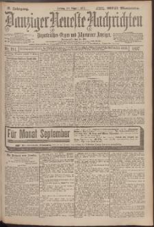 Danziger Neueste Nachrichten : unparteiisches Organ und allgemeiner Anzeiger194/1897