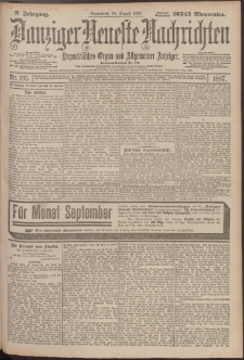 Danziger Neueste Nachrichten : unparteiisches Organ und allgemeiner Anzeiger195/1897