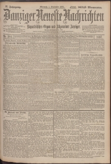 Danziger Neueste Nachrichten : unparteiisches Organ und allgemeiner Anzeiger204/1897