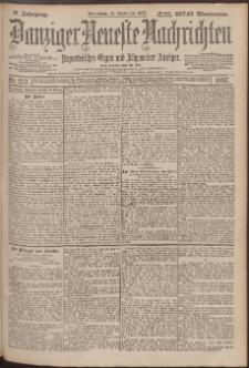 Danziger Neueste Nachrichten : unparteiisches Organ und allgemeiner Anzeiger 213/1897