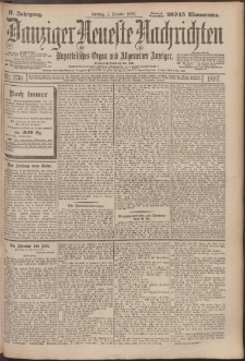 Danziger Neueste Nachrichten : unparteiisches Organ und allgemeiner Anzeiger 230/1897