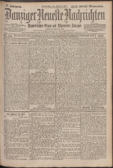 Danziger Neueste Nachrichten : unparteiisches Organ und allgemeiner Anzeiger 241/1897