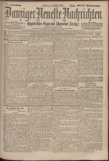 Danziger Neueste Nachrichten : unparteiisches Organ und allgemeiner Anzeiger 242/1897