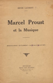 Marcel Proust et la musique