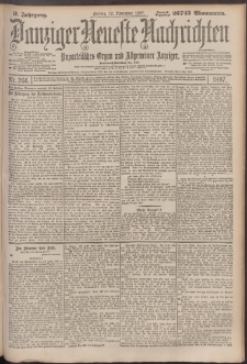 Danziger Neueste Nachrichten : unparteiisches Organ und allgemeiner Anzeiger 266/1897