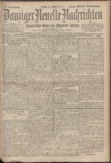 Danziger Neueste Nachrichten : unparteiisches Organ und allgemeiner Anzeiger 271/1897