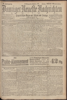 Danziger Neueste Nachrichten : unparteiisches Organ und allgemeiner Anzeiger 274/1897