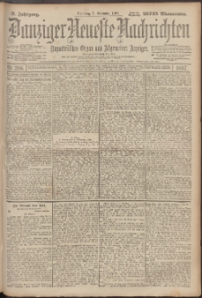Danziger Neueste Nachrichten : unparteiisches Organ und allgemeiner Anzeiger 286/1897