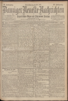 Danziger Neueste Nachrichten : unparteiisches Organ und allgemeiner Anzeiger 300/1897