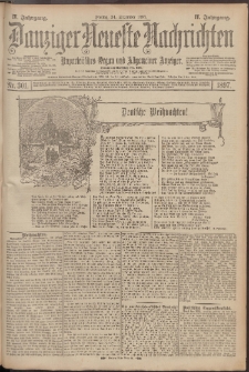 Danziger Neueste Nachrichten : unparteiisches Organ und allgemeiner Anzeiger 301/1897