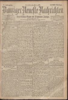 Danziger Neueste Nachrichten : unparteiisches Organ und allgemeiner Anzeiger 12/1898