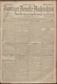 Danziger Neueste Nachrichten : unparteiisches Organ und allgemeiner Anzeiger 15/1898