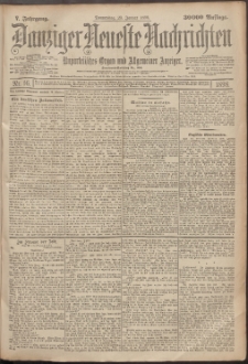 Danziger Neueste Nachrichten : unparteiisches Organ und allgemeiner Anzeiger 16/1898