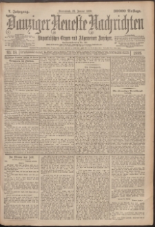 Danziger Neueste Nachrichten : unparteiisches Organ und allgemeiner Anzeiger 18/1898