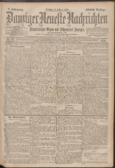 Danziger Neueste Nachrichten : unparteiisches Organ und allgemeiner Anzeiger 27/1898