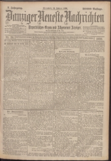 Danziger Neueste Nachrichten : unparteiisches Organ und allgemeiner Anzeiger 36/1898