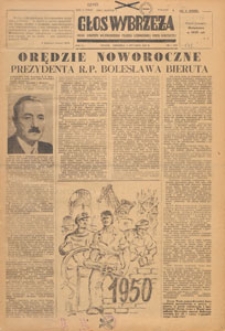 Głos Wybrzeża : organ Komitetu Wojewódzkiego Polskiej Zjednoczonej Partii Robotniczej, 1950.08.05 nr 213