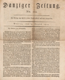 Danziger Zeitung, 1813.08.09 nr 125