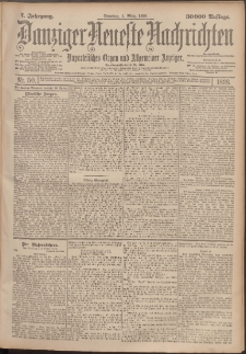 Danziger Neueste Nachrichten : unparteiisches Organ und allgemeiner Anzeiger 50/1898