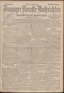 Danziger Neueste Nachrichten : unparteiisches Organ und allgemeiner Anzeiger 57/1898