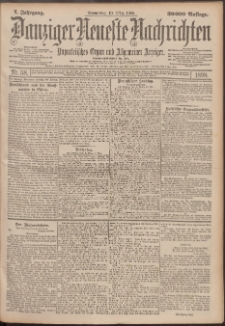 Danziger Neueste Nachrichten : unparteiisches Organ und allgemeiner Anzeiger 58/1898