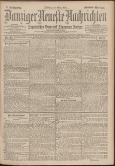 Danziger Neueste Nachrichten : unparteiisches Organ und allgemeiner Anzeiger 69/1898