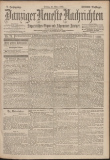 Danziger Neueste Nachrichten : unparteiisches Organ und allgemeiner Anzeiger 71/1898