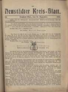 Neustadter Kreis - Blatt, nr.84, 1912