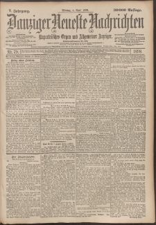 Danziger Neueste Nachrichten : unparteiisches Organ und allgemeiner Anzeiger 79/1898