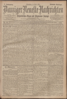 Danziger Neueste Nachrichten : unparteiisches Organ und allgemeiner Anzeiger 88/1898