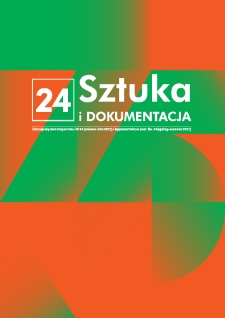 Sztuka i Dokumentacja, nr 24, 2021