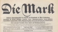 Die Mark : Illustrierte Wochenschrift für Touristik und Heimatkunde. Ratgeber für Ausflüge, 1910/1911 Nr 2