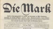 Die Mark : Illustrierte Wochenschrift für Touristik und Heimatkunde. Ratgeber für Ausflüge, 1910/1911 Nr 6