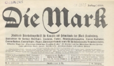 Die Mark : Illustrierte Wochenschrift für Touristik und Heimatkunde. Ratgeber für Ausflüge, 1911/1912 Nr 1