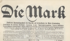 Die Mark : Illustrierte Wochenschrift für Touristik und Heimatkunde. Ratgeber für Ausflüge, 1911/1912 Nr 4