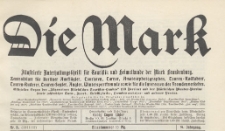 Die Mark : Illustrierte Wochenschrift für Touristik und Heimatkunde. Ratgeber für Ausflüge, 1911/1912 Nr 5