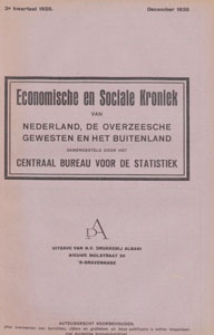 Economische en Sociale Kroniek van Nederland, de Overzeesche Gewesten en het Buitenland, 1935.12, kwartaal 3