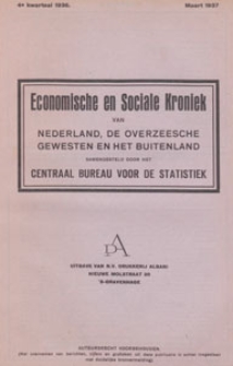 Economische en Sociale Kroniek van Nederland, de Overzeesche Gewesten en het Buitenland, 1937.03, kwartaal 4