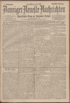 Danziger Neueste Nachrichten : unparteiisches Organ und allgemeiner Anzeiger 92/1898