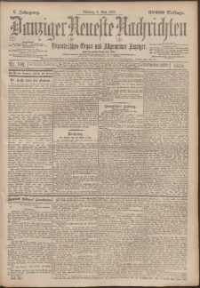 Danziger Neueste Nachrichten : unparteiisches Organ und allgemeiner Anzeiger101/1898