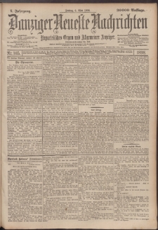 Danziger Neueste Nachrichten : unparteiisches Organ und allgemeiner Anzeiger105/1898