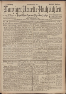 Danziger Neueste Nachrichten : unparteiisches Organ und allgemeiner Anzeiger116/1898
