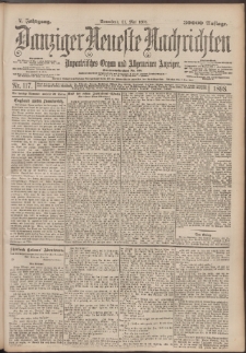 Danziger Neueste Nachrichten : unparteiisches Organ und allgemeiner Anzeiger117/1898