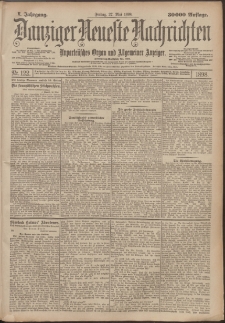 Danziger Neueste Nachrichten : unparteiisches Organ und allgemeiner Anzeiger122/1898